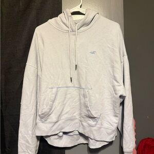 Light Blue Hoodie with Logo